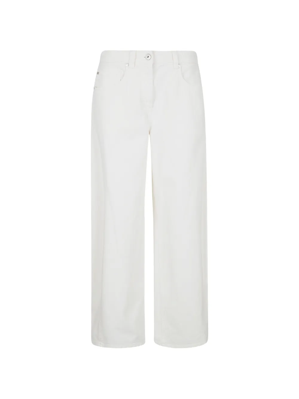 Brunello Cucinelli wide-leg trousers - Bianco