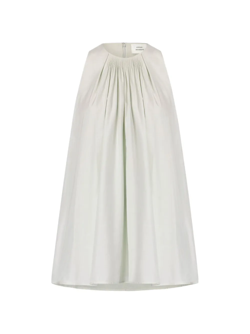 LouLou de Saison Blusa Liao svasata con arricciatura - Toni neutri