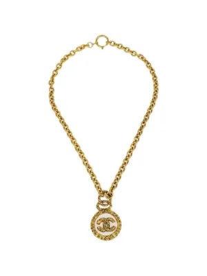 CHANEL Pre-Owned 1990s ココマーク タッセル ブローチ | ゴールド