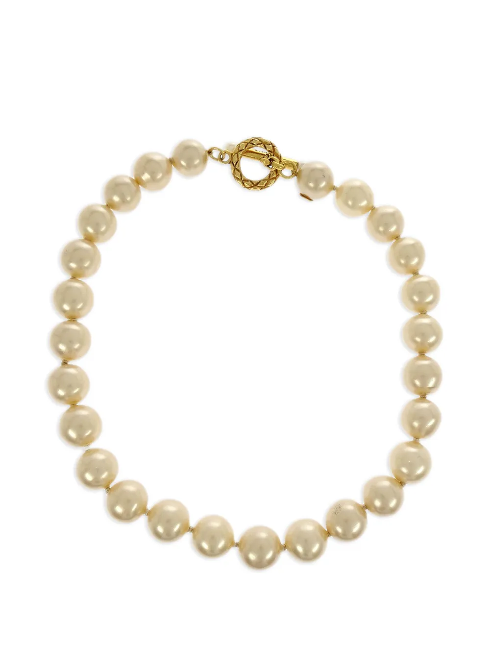 CHANEL Pre-Owned Collana di perle 1994 - Toni neutri