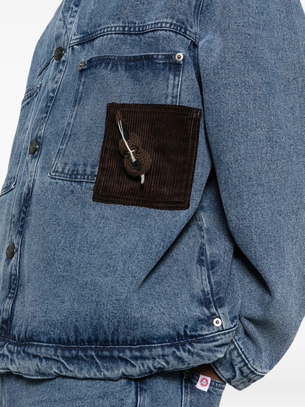 Charles Jeffrey Loverboy Jack met ribfluwelen kraag Blauw