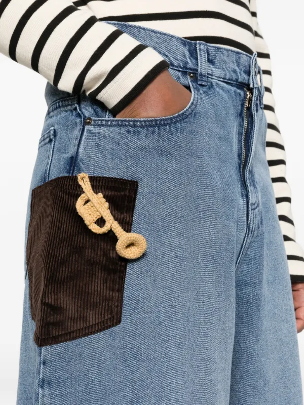 Charles Jeffrey Loverboy patch-pocket Shorts | Blue | FARFETCH ZA