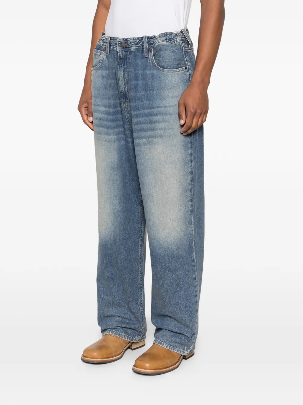  Haikure Logo-patch Jeans - Blue 
