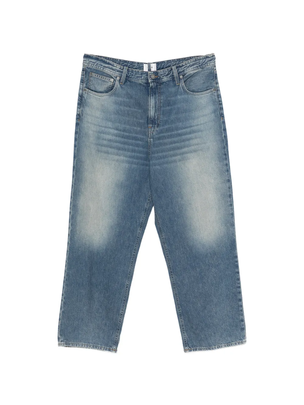 Haikure logo-patch jeans - Blu