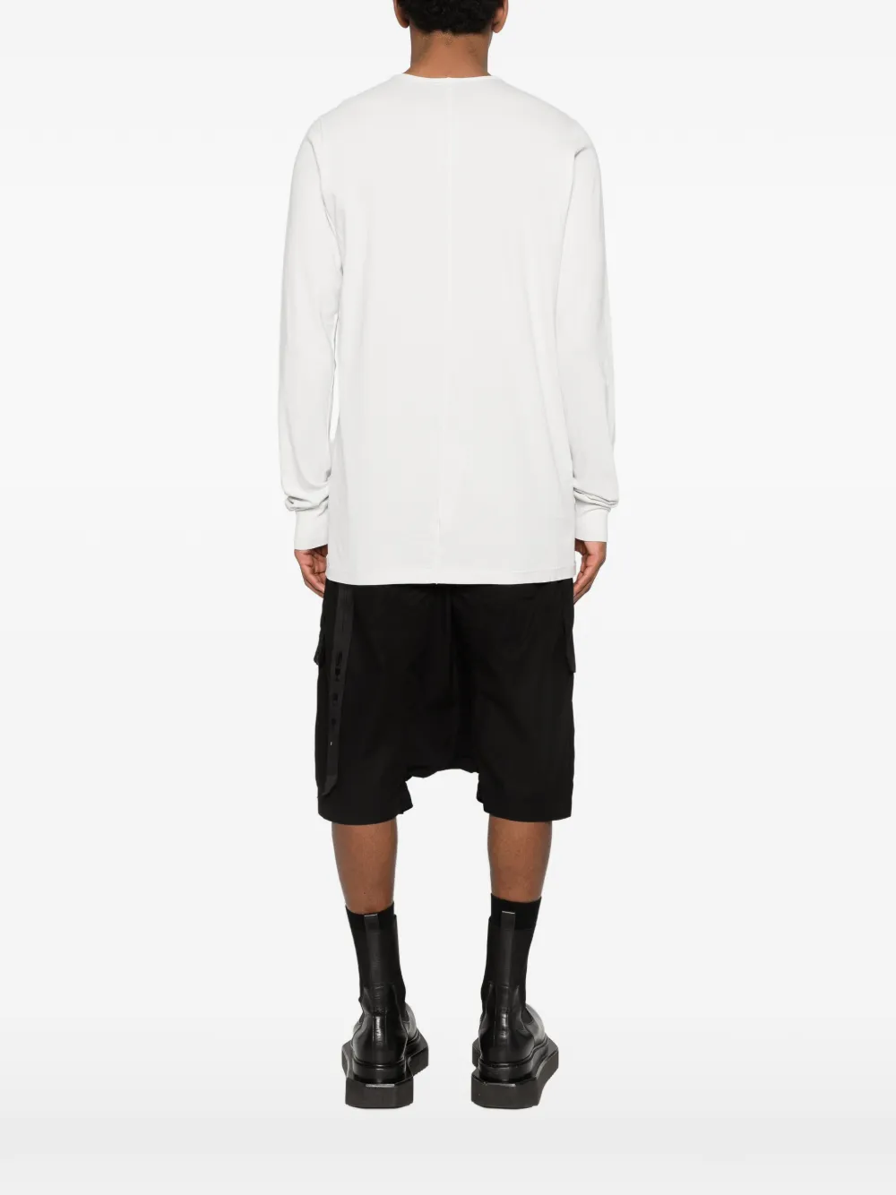 Rick Owens DRKSHDW T-shirt met lange mouwen Wit