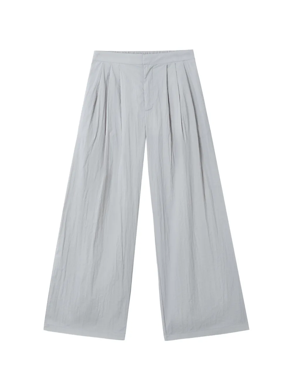 tout a coup Pantaloni a palazzo con pieghe - Grigio