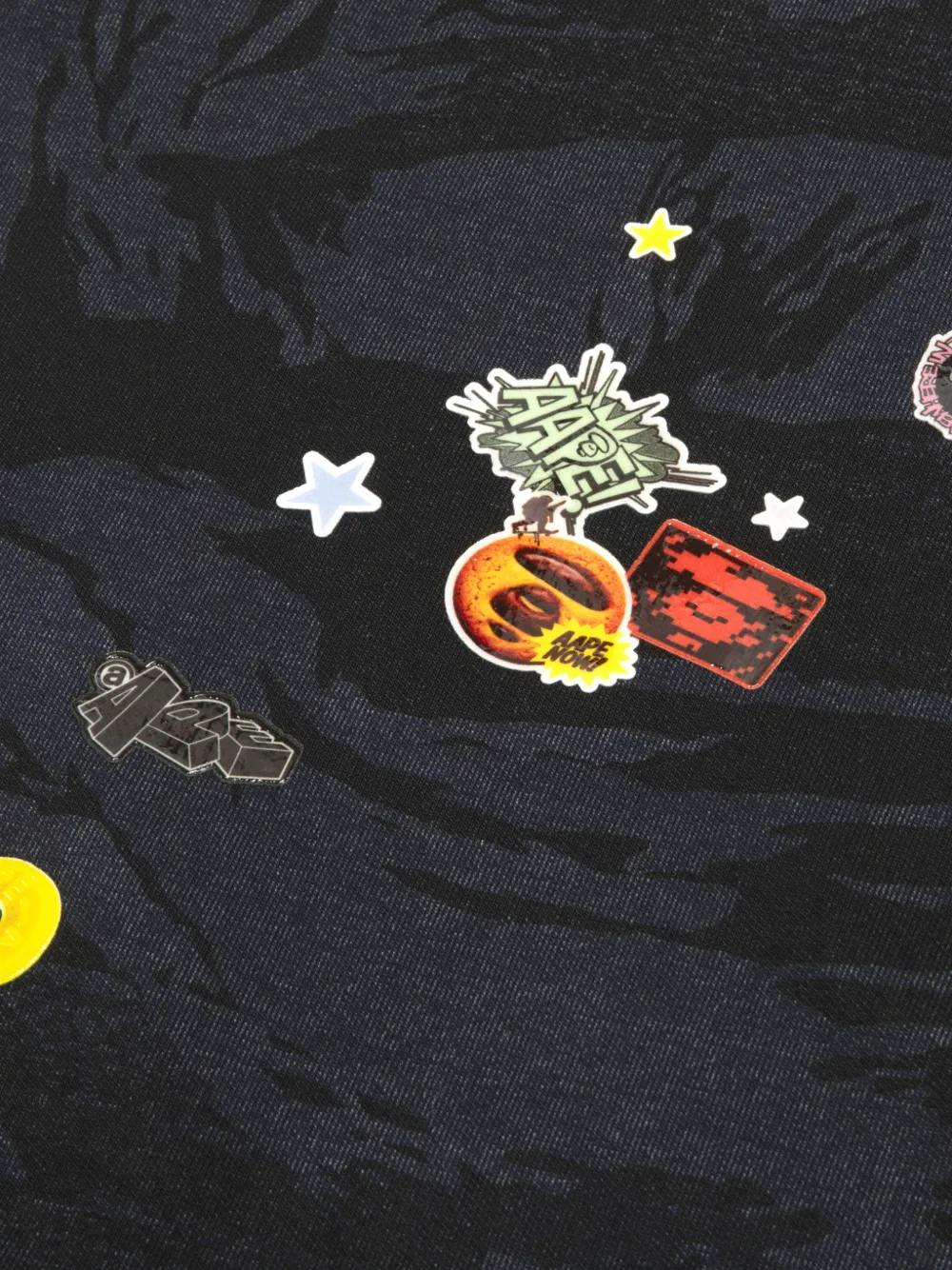AAPE BY *A BATHING APE Sweater met grafische print Zwart