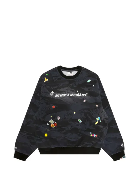 AAPE BY *A BATHING APE® printed graphic sweatshirt
