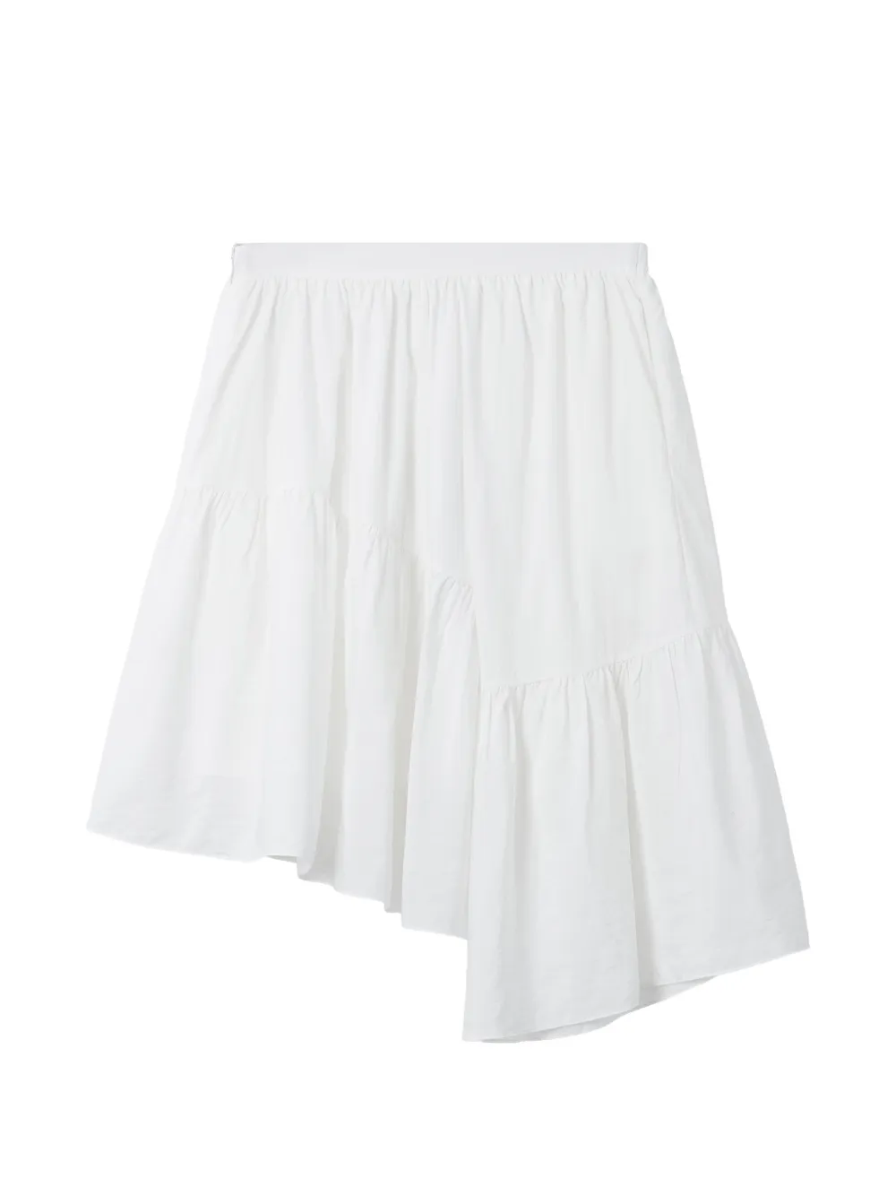 b+ab Minigonna asimmetrica - Bianco