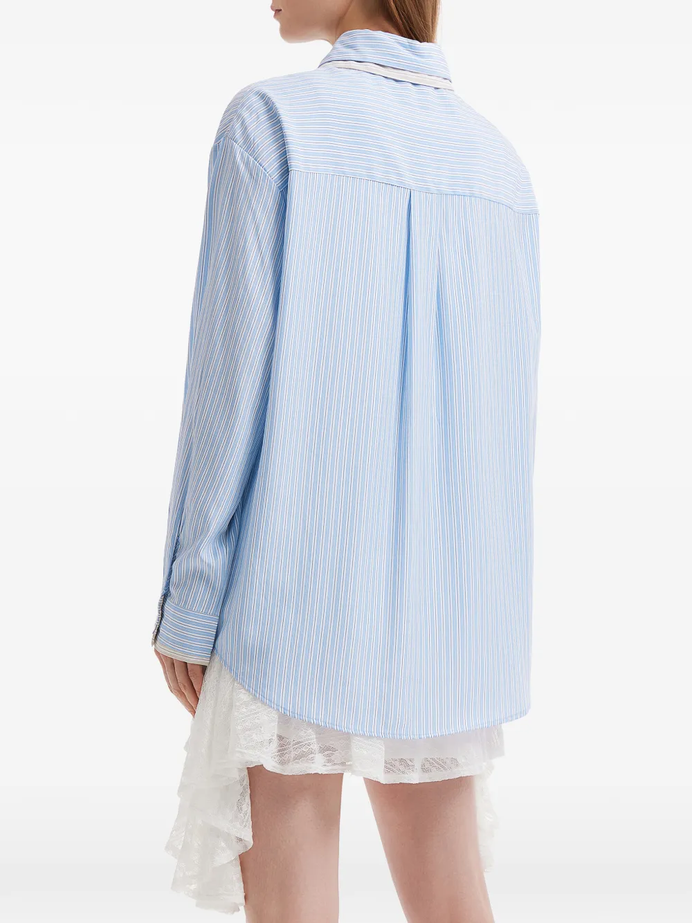 tout a coup Gestreept blouse Blauw