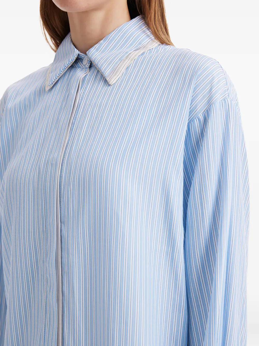 tout a coup Gestreept blouse Blauw