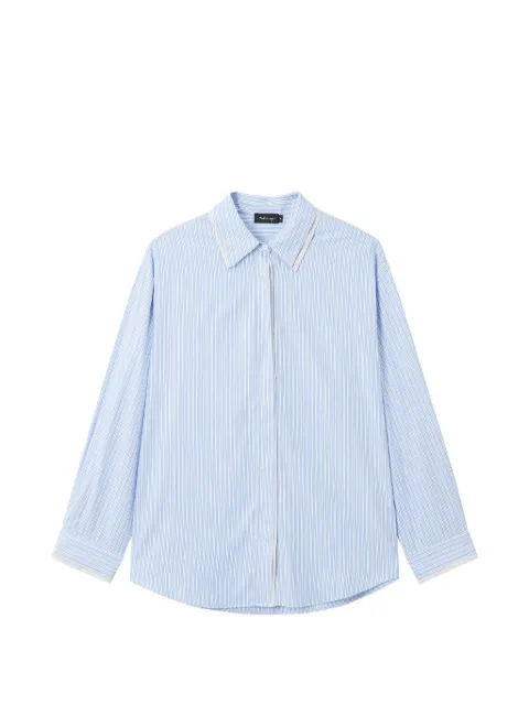 tout a coup striped long-sleeve shirt