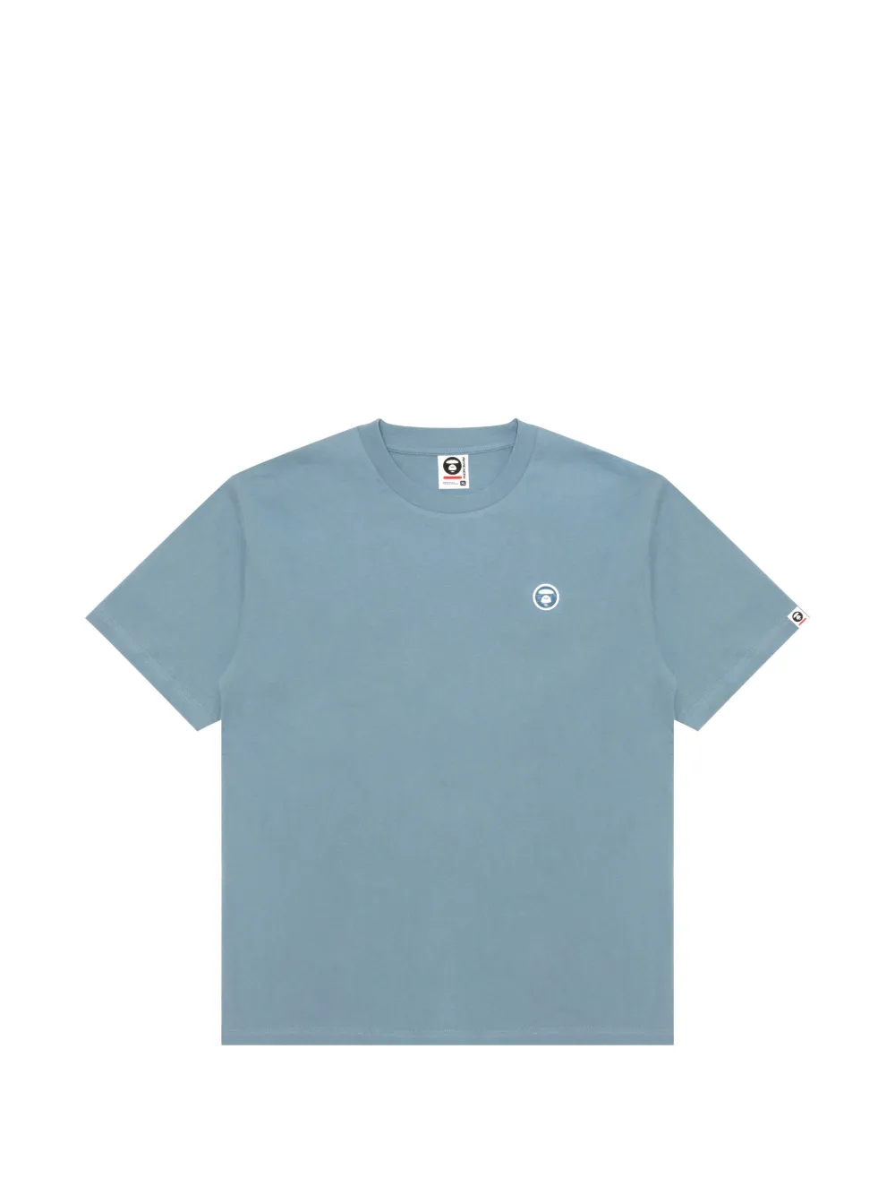 AAPE BY *A BATHING APE® T-shirt girocollo con logo - Blu