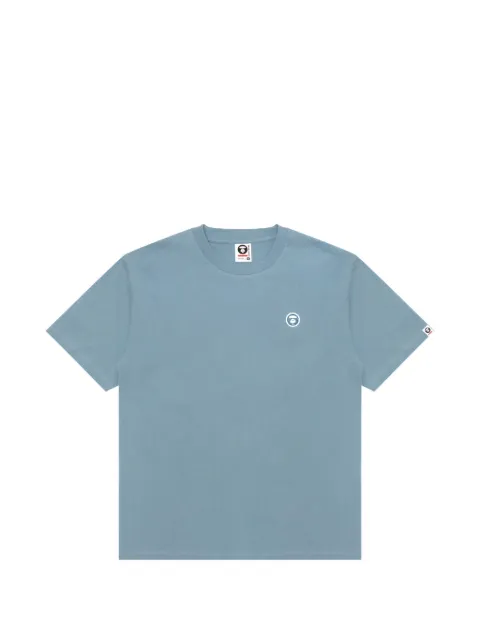 AAPE BY *A BATHING APE® playera con logo y cuello redondo