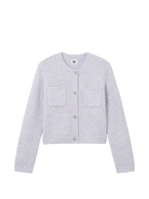b+ab — crew-neck cardigan