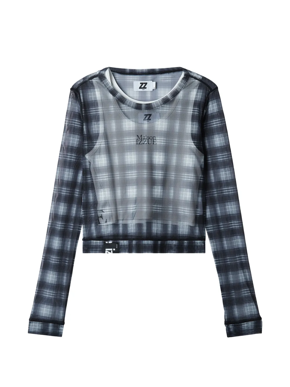 izzue Top a maniche lunghe - Grigio