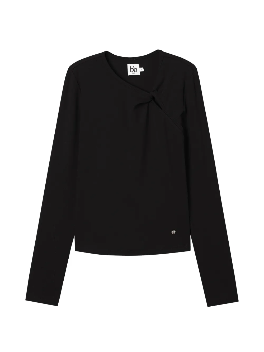 b+ab Top con cut-out - Nero