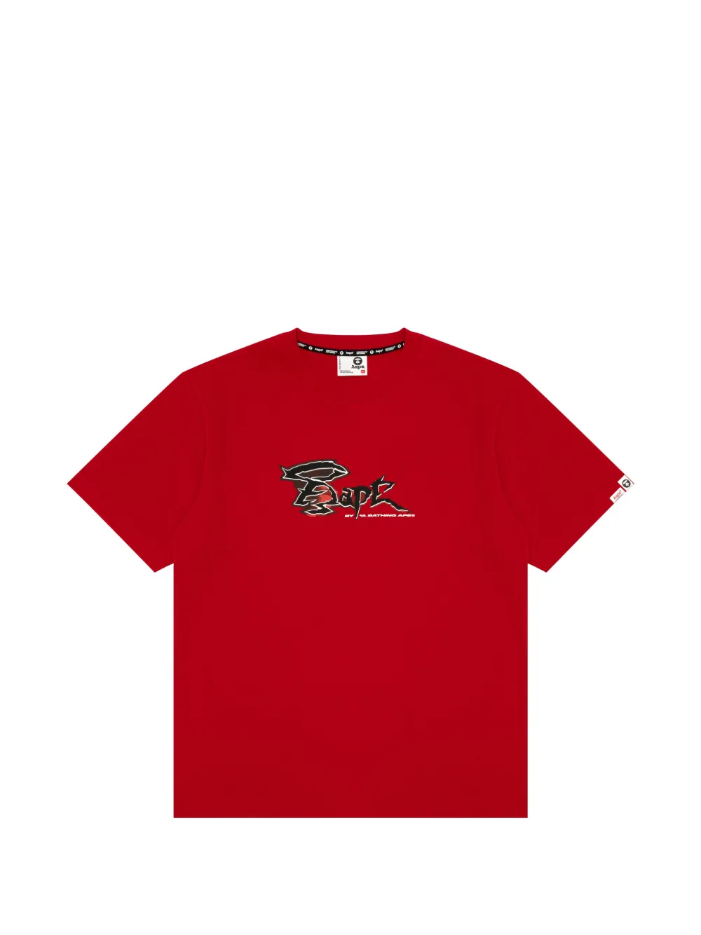 AAPE BY *A BATHING APE® T-shirt con grafica - Rosso