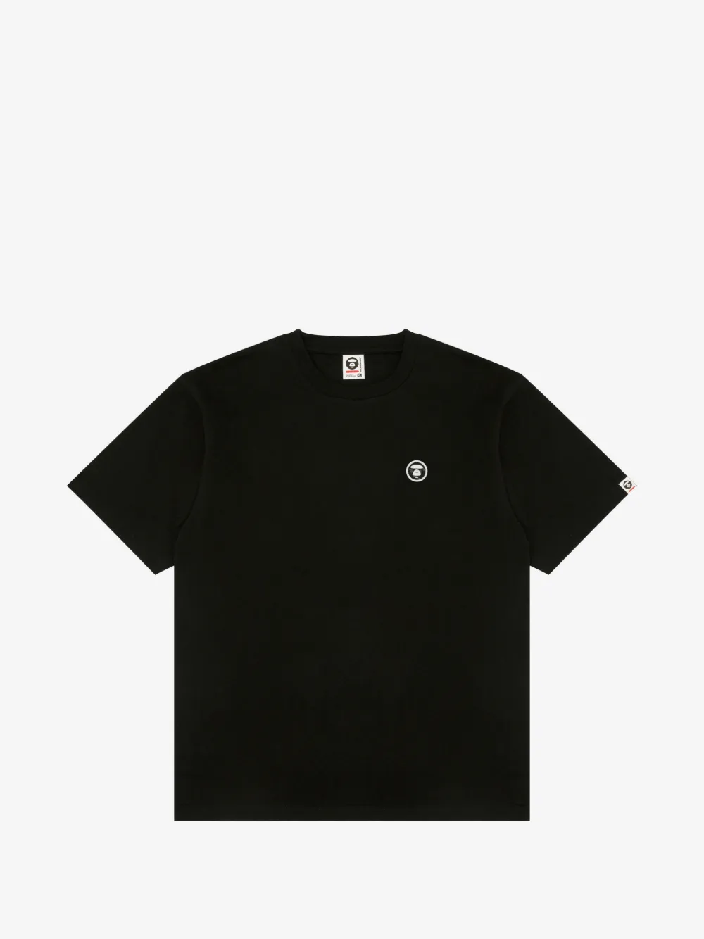 AAPE BY *A BATHING APE® logo-appliqué T-shirt | Black | Image 1
