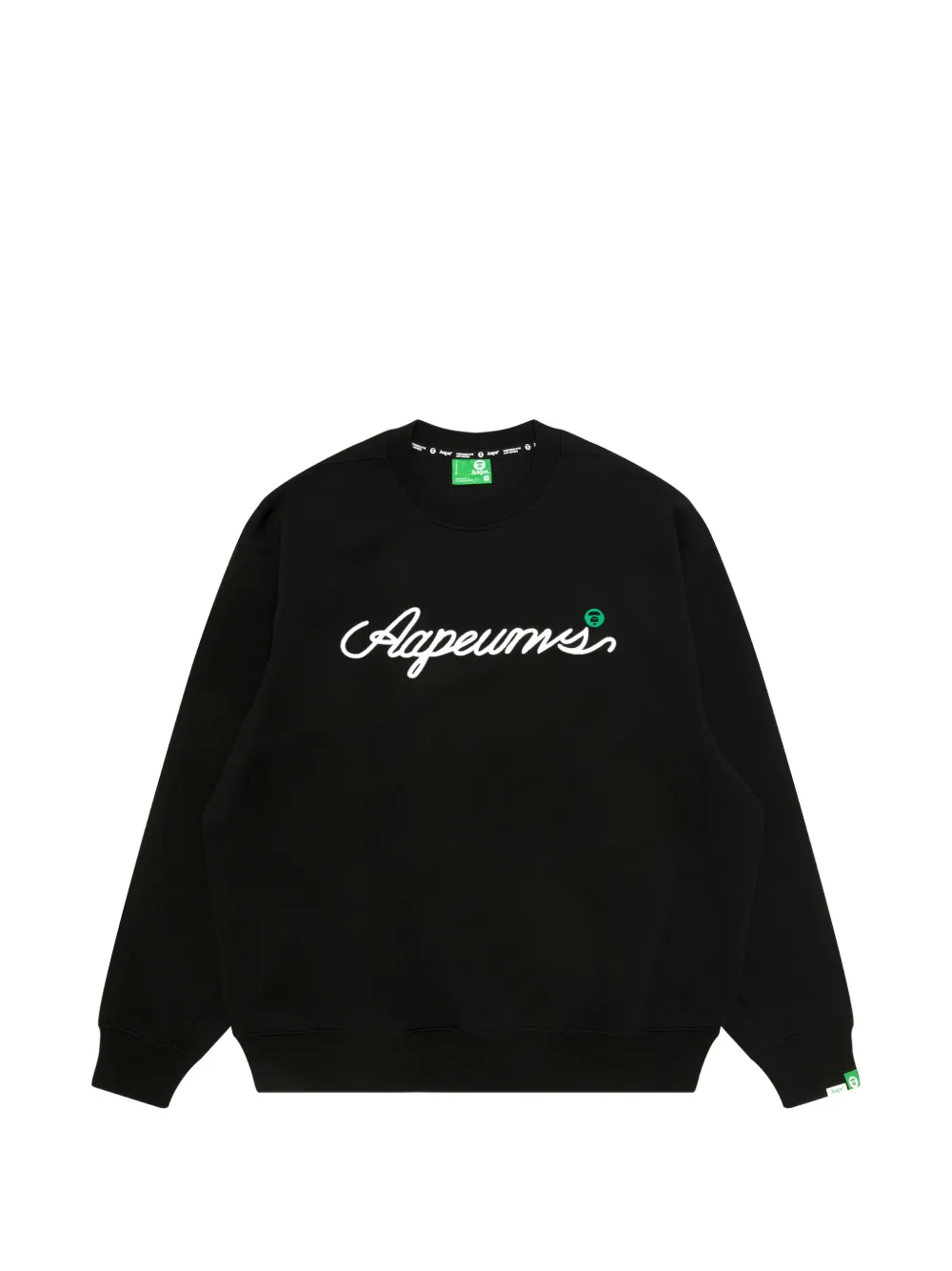 AAPE BY *A BATHING APE® Felpa con logo ricamato - Nero