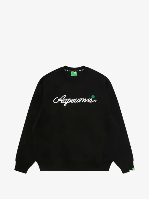 AAPE BY *A BATHING APE® sudadera con logo bordado