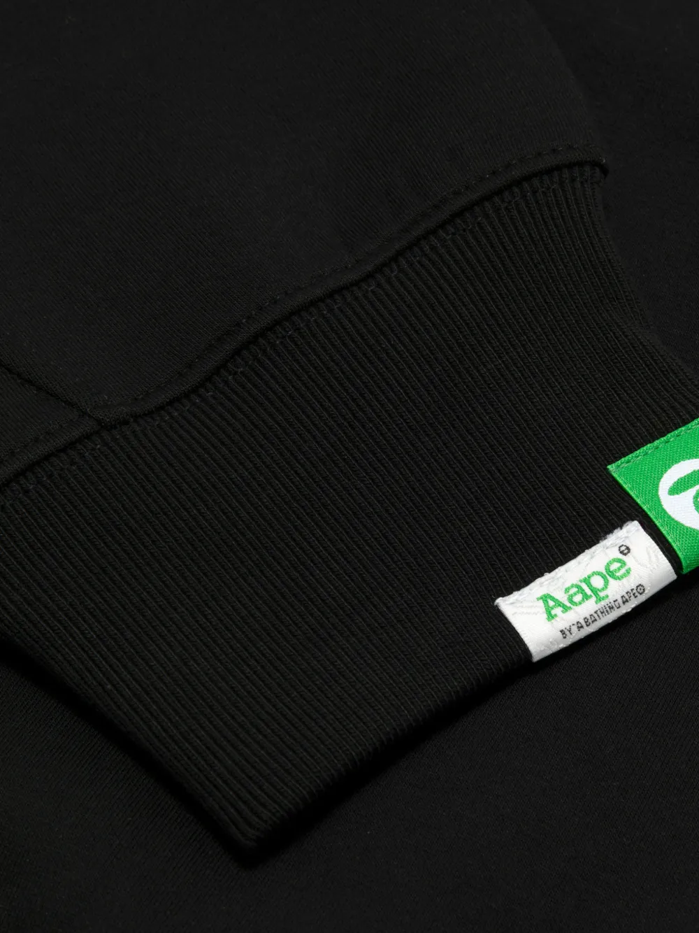 AAPE BY *A BATHING APE Sweater met geborduurd logo Zwart