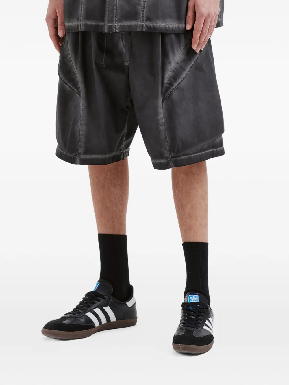 FIVE CM Shorts met vlakken Grijs