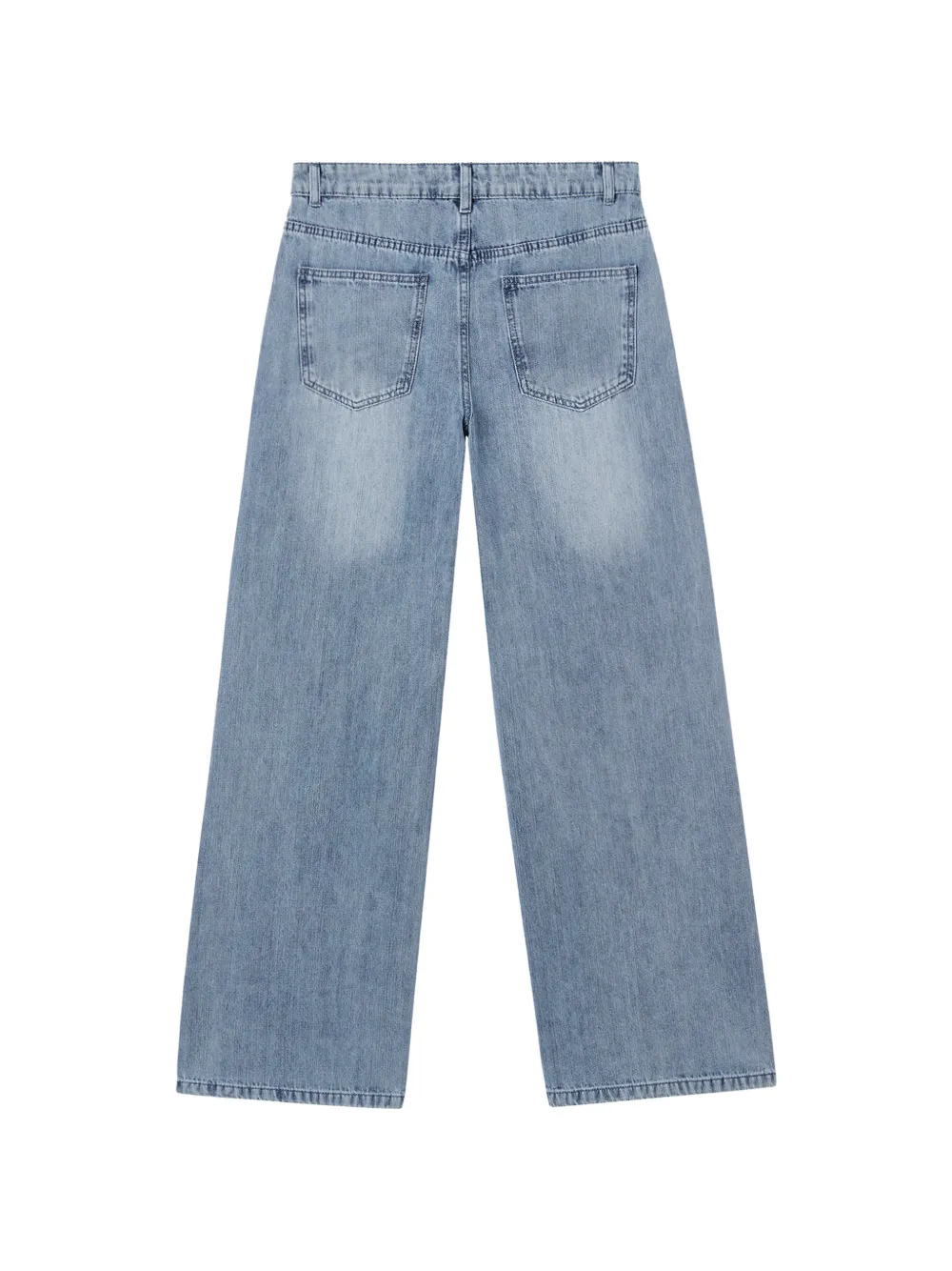 b+ab Jeans met vijf zakken Blauw