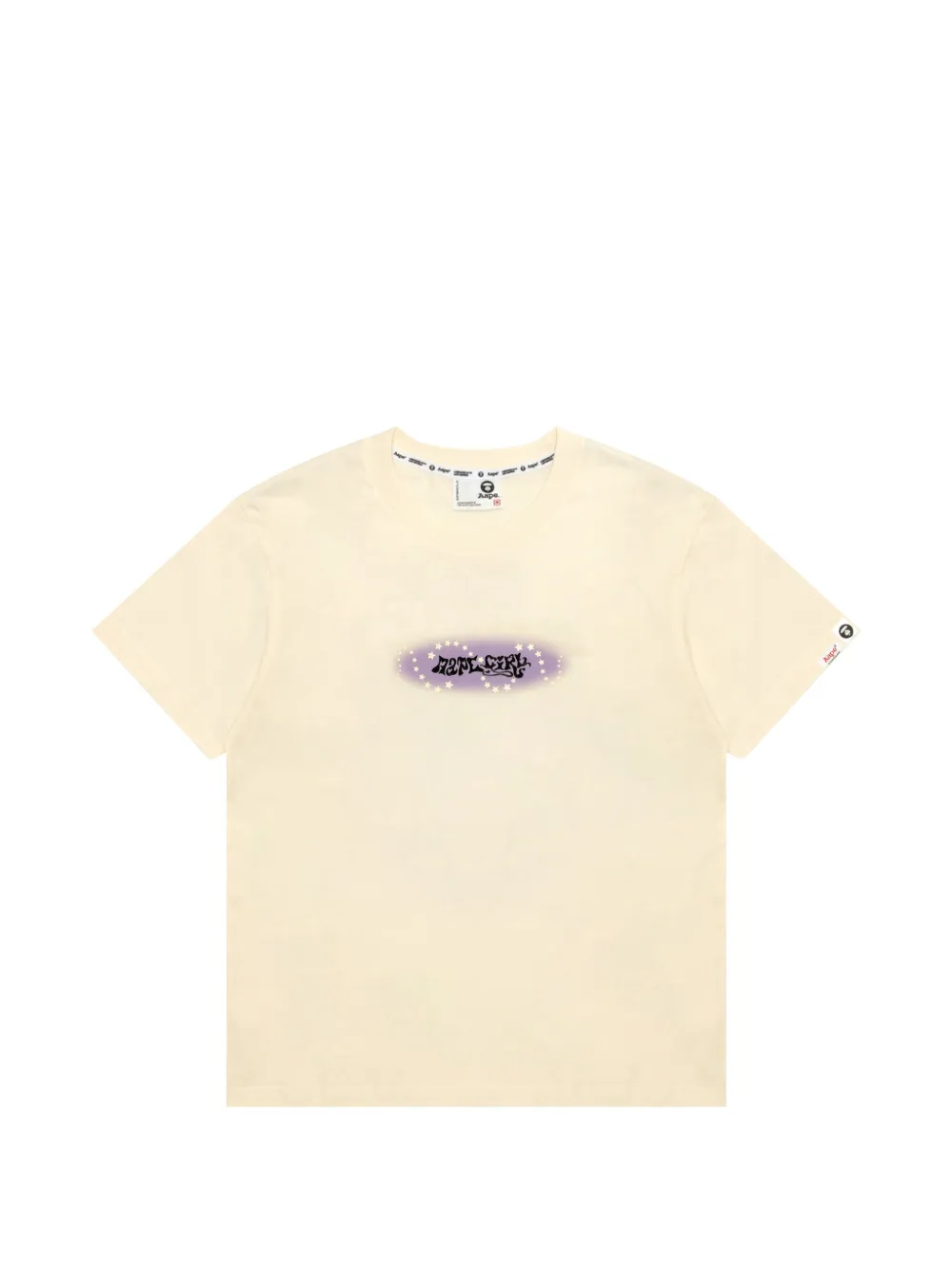 AAPE BY *A BATHING APE® T-shirt con stampa - Bianco