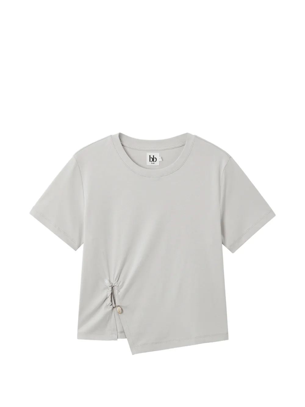 b+ab T-shirt con anello - Grigio