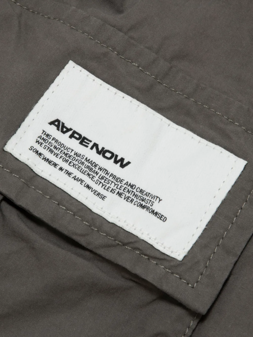 AAPE BY *A BATHING APE Cargo broek Grijs