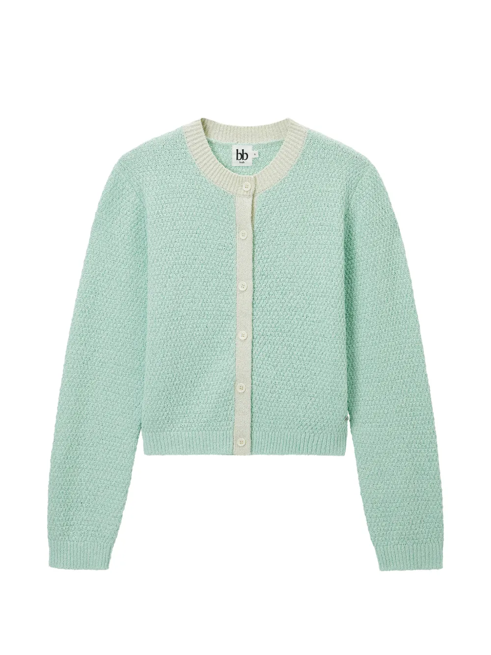 b+ab round-neck cardigan - Green