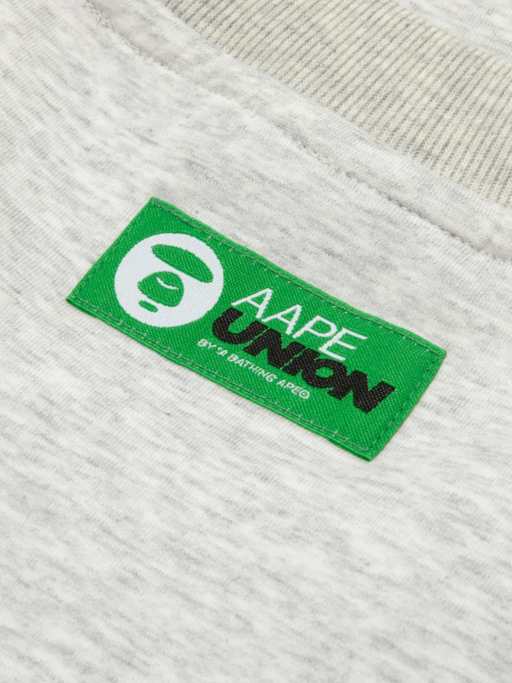 AAPE BY *A BATHING APE Sweater met geborduurd logo Grijs