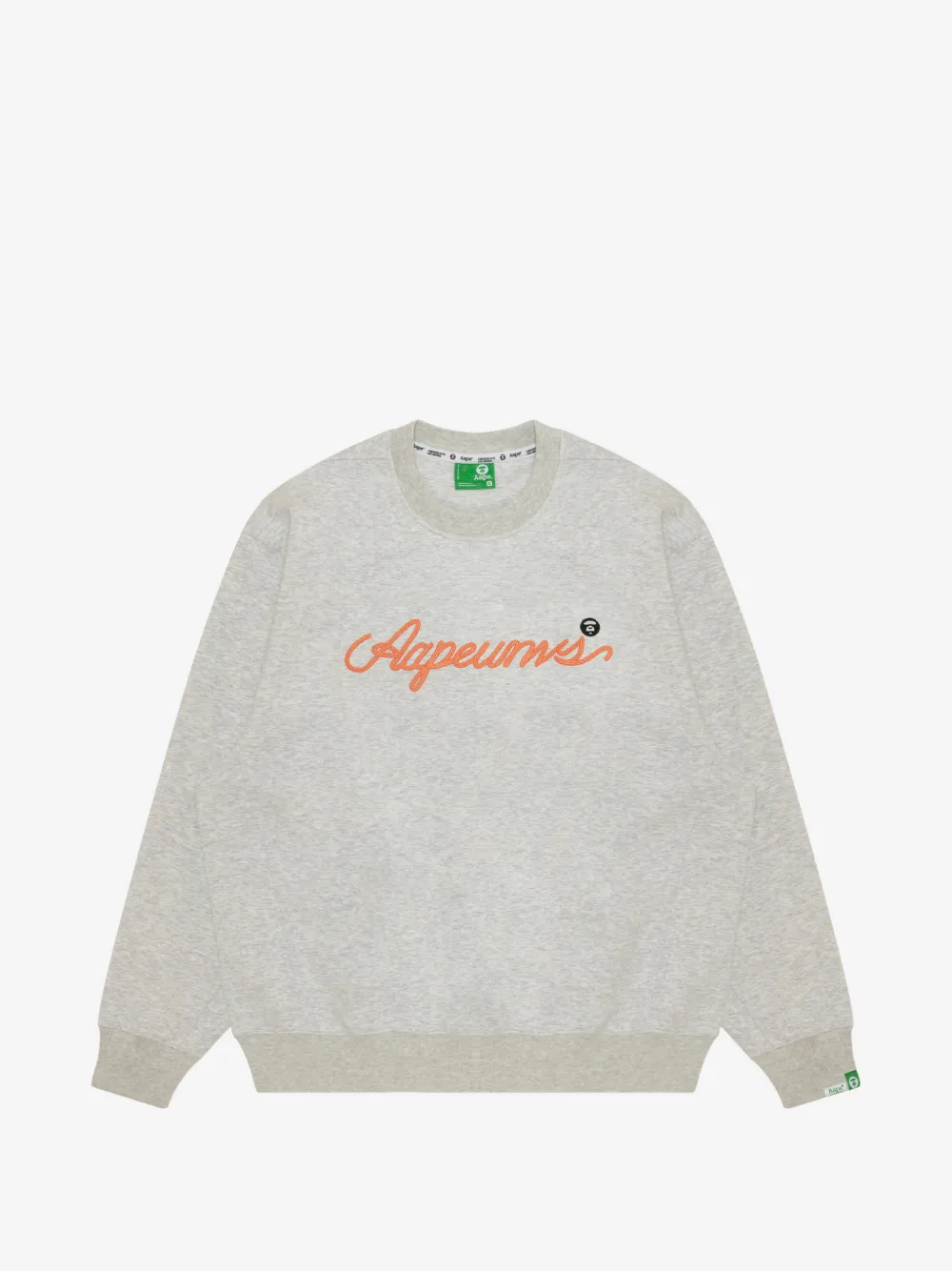AAPE BY *A BATHING APE® logo-embroidery sweatshirt | Grey | Image 1