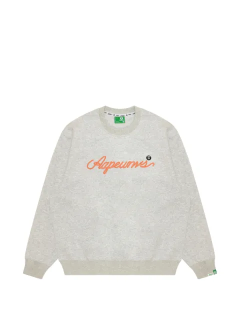 AAPE BY *A BATHING APE® logo-embroidery sweatshirt