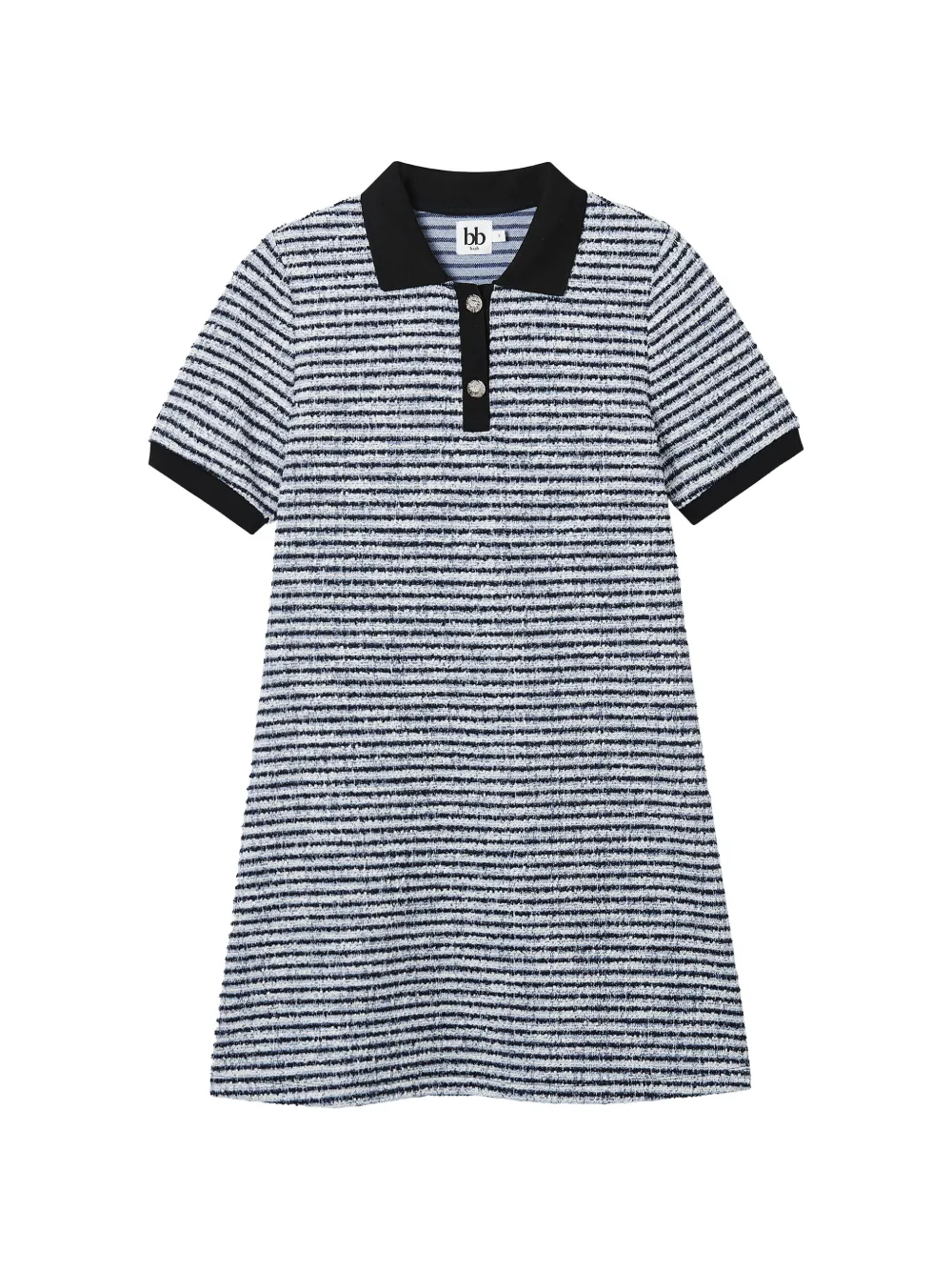 b+ab Abito a righe - Blu