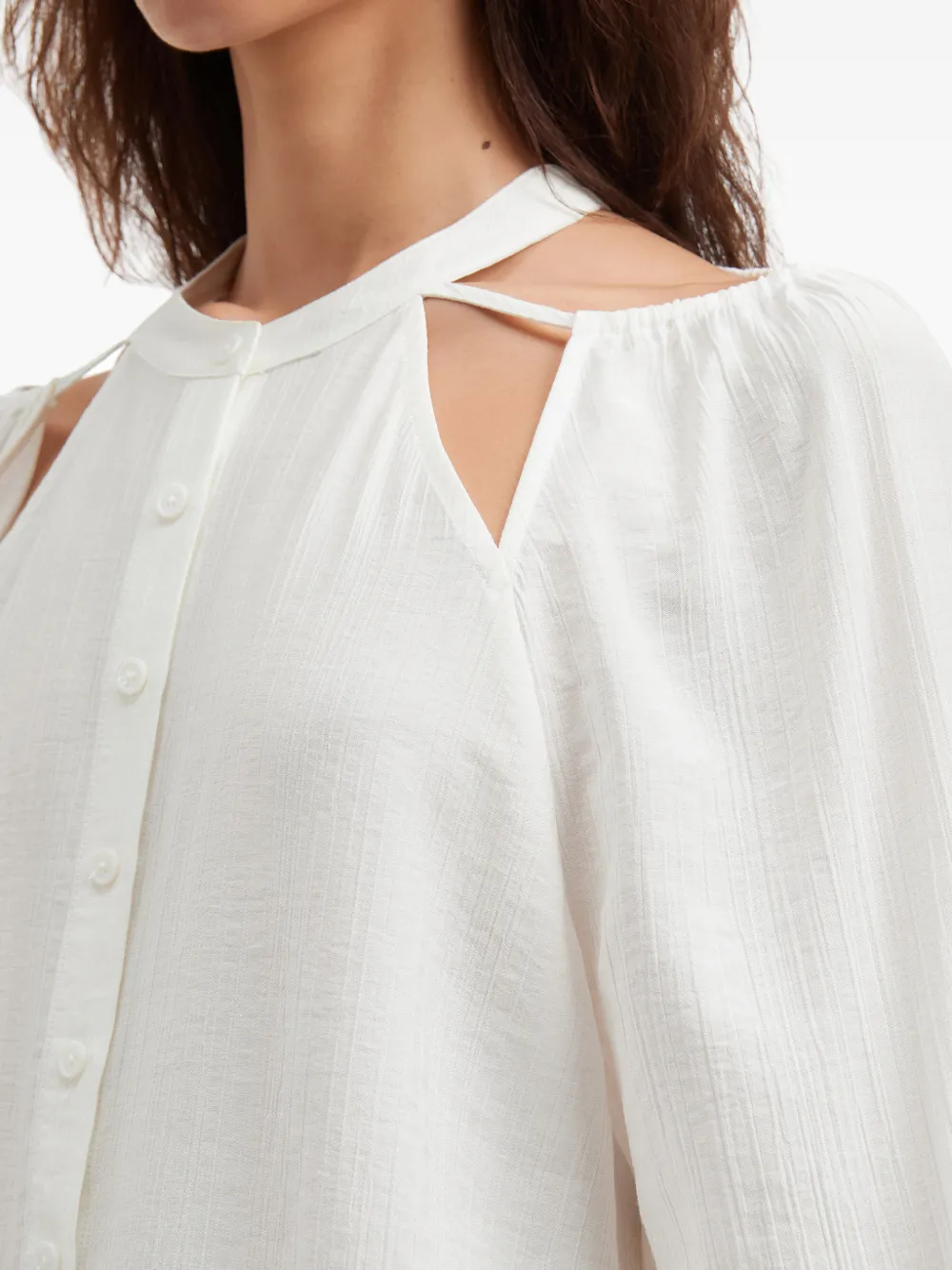 b+ab Blouse met lange mouwen Wit