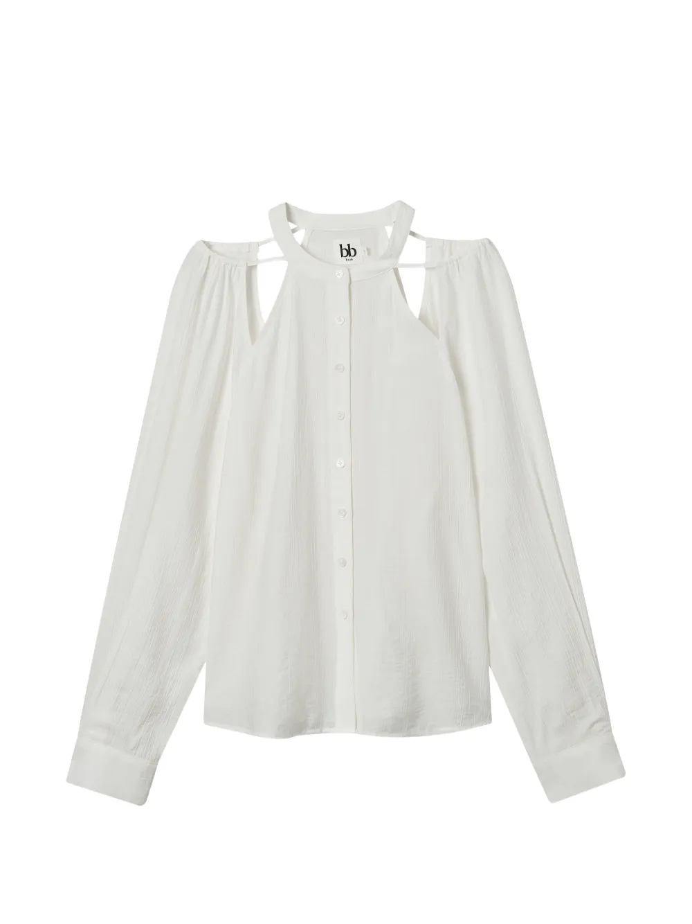 b+ab カットアウト シャツ | ホワイト | Image 1