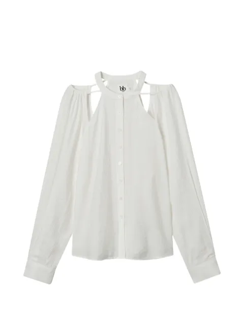 b+ab cut-out long-sleeve shirt