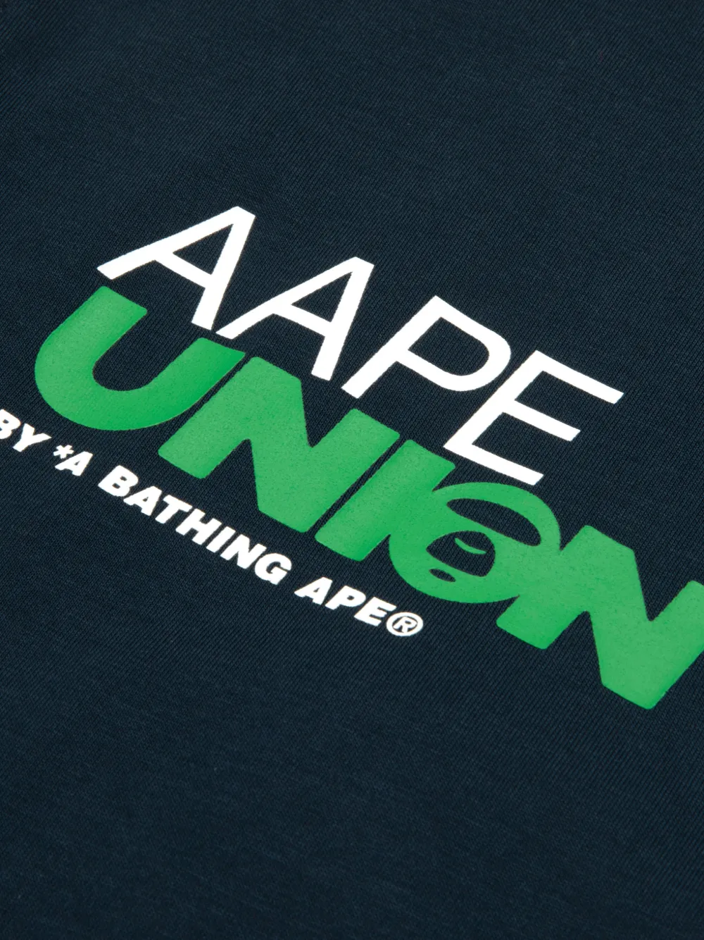  Aape By *a Bathing Ape® Logo T-shirt - Blue 