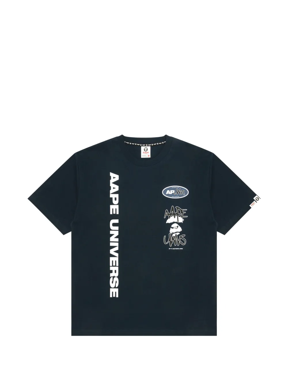 AAPE BY *A BATHING APE® T-shirt con grafica - Blu