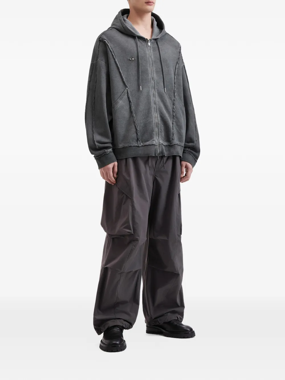 FIVE CM elasticated multi pocket trousers | Wide Leg Pants