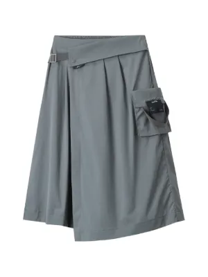 Sacai ストライプ プリーツスカート | グレー | FARFETCH JP