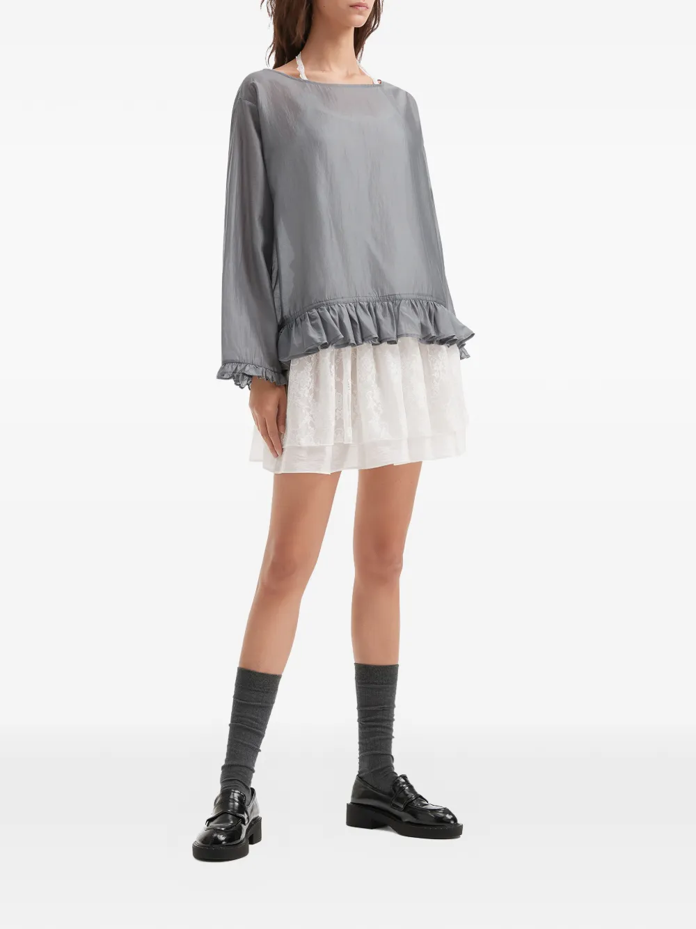 b+ab ruffled playsuit | Playsuits