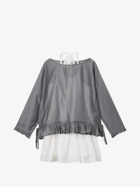b+ab ruffled playsuit