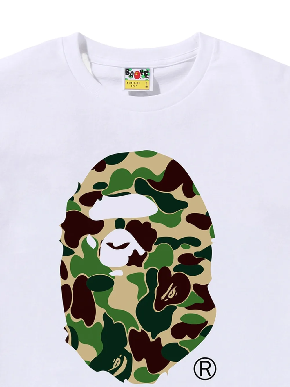 A BATHING APE® 카무플라주 프린트 티셔츠 | 티셔츠