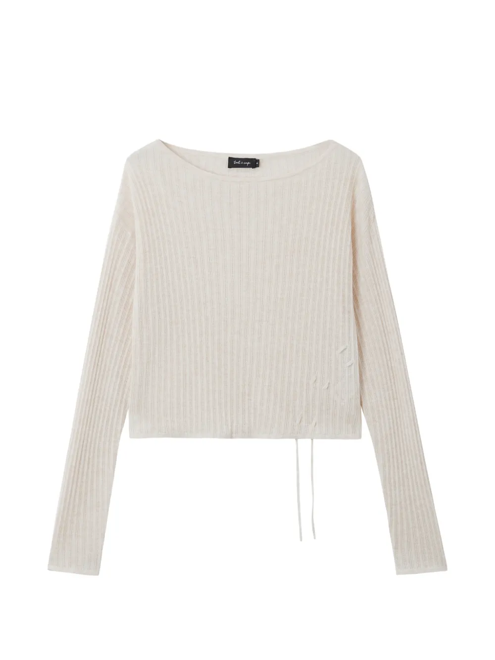 tout a coup Maglione con coulisse - Toni neutri