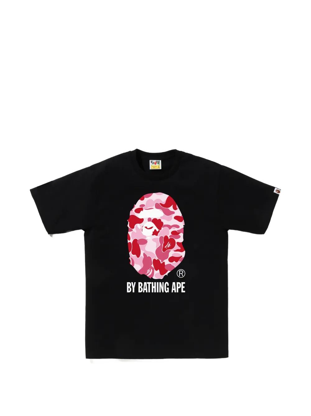 A BATHING APE® 그래픽 프린트 티셔츠 | 블랙 | Image 1