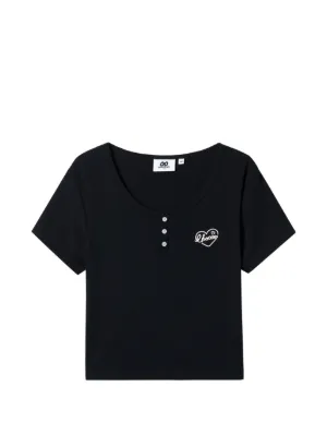 Agnès b. heart-print zip-up T-shirt | Grey | FARFETCH ZA