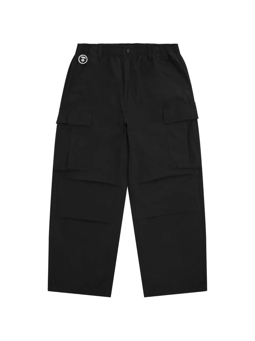 AAPE BY *A BATHING APE® Pantaloni con applicazione logo - Nero
